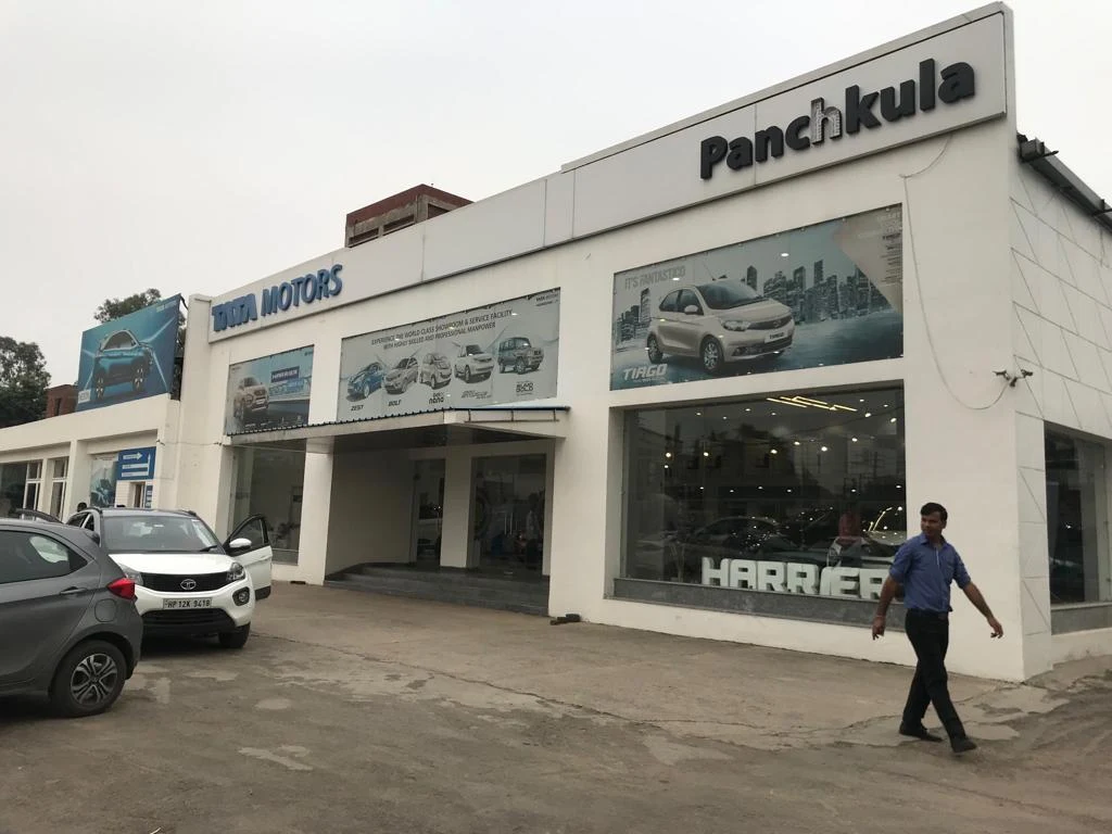 Tata Motors Cars Showroom – Panchkula Automobiles, Industrial Area
