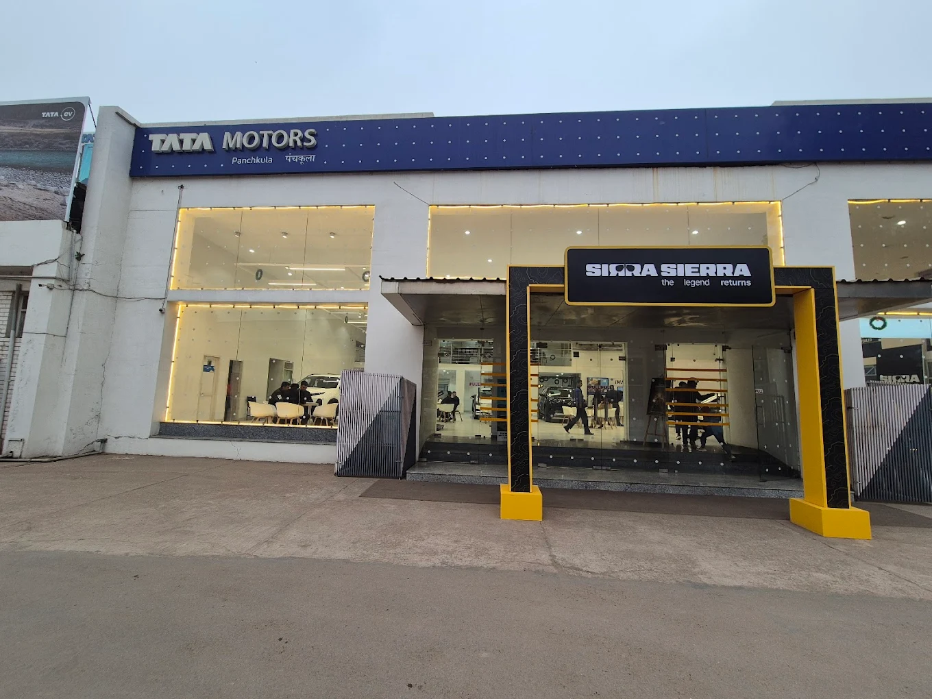 Tata Motors Cars Showroom – Panchkula Automobiles, Industrial Area